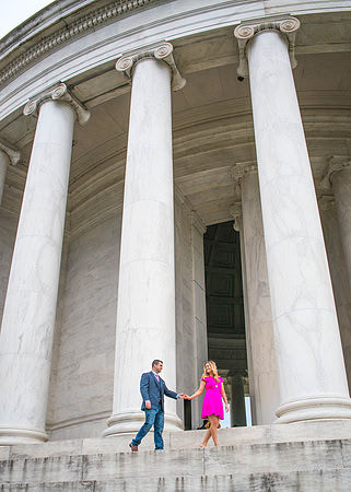 Kerri + Greg Engagement Session ı Washington, DC ı Photos from the Harty