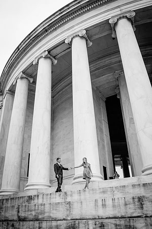 Kerri + Greg Engagement Session ı Washington, DC ı Photos from the Harty