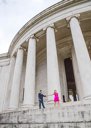 Kerri + Greg Engagement Session ı Washington, DC ı Photos from the Harty