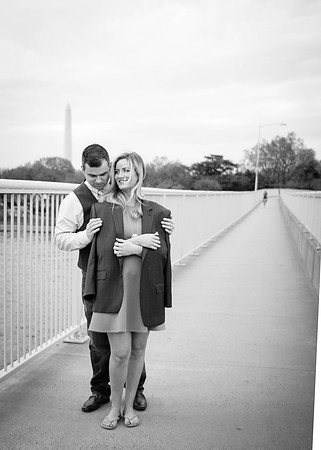 Kerri + Greg Engagement Session ı Washington, DC ı Photos from the Harty