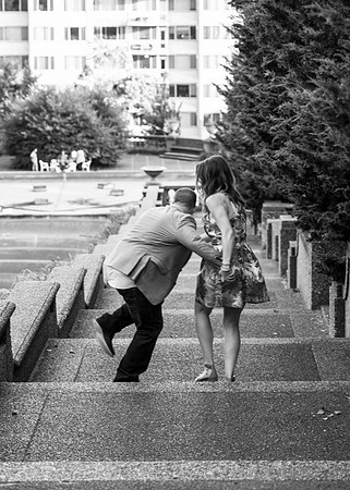Adams Morgan and Meridian Hill Park Engagement Session | Photos from the Harty