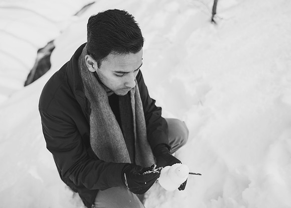 Jonas, Snowstorm, Play, Playing, Photography, Photographs, Snowball, Snow, Snowball Fight, Throwing, Snowballs, Boyfriend, Girlfriend, Romantic, Photos from the Harty, Katie Lingan, Love, Playful, Wed