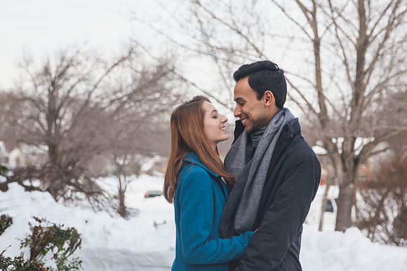 Jonas, Snowstorm, Play, Playing, Photography, Photographs, Snowball, Snow, Snowball Fight, Throwing, Snowballs, Boyfriend, Girlfriend, Romantic, Photos from the Harty, Katie Lingan, Love, Playful, Wed