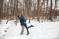 Jonas, Snowstorm, Play, Playing, Photography, Photographs, Snowball, Snow, Snowball Fight, Throwing, Snowballs, Boyfriend, Girlfriend, Romantic, Photos from the Harty, Katie Lingan, Love, Playful, Wed