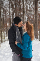 Jonas, Snowstorm, Play, Playing, Photography, Photographs, Snowball, Snow, Snowball Fight, Throwing, Snowballs, Boyfriend, Girlfriend, Romantic, Photos from the Harty, Katie Lingan, Love, Playful, Wed