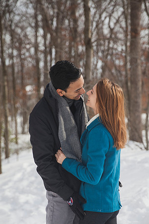 Jonas, Snowstorm, Play, Playing, Photography, Photographs, Snowball, Snow, Snowball Fight, Throwing, Snowballs, Boyfriend, Girlfriend, Romantic, Photos from the Harty, Katie Lingan, Love, Playful, Wed