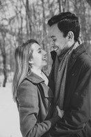 Jonas, Snowstorm, Play, Playing, Photography, Photographs, Snowball, Snow, Snowball Fight, Throwing, Snowballs, Boyfriend, Girlfriend, Romantic, Photos from the Harty, Katie Lingan, Love, Playful, Wed