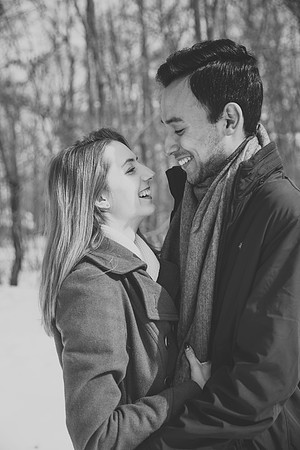 Jonas, Snowstorm, Play, Playing, Photography, Photographs, Snowball, Snow, Snowball Fight, Throwing, Snowballs, Boyfriend, Girlfriend, Romantic, Photos from the Harty, Katie Lingan, Love, Playful, Wed