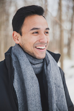 Jonas, Snowstorm, Play, Playing, Photography, Photographs, Snowball, Snow, Snowball Fight, Throwing, Snowballs, Boyfriend, Girlfriend, Romantic, Photos from the Harty, Katie Lingan, Love, Playful, Wed
