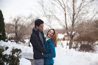 Jonas, Snowstorm, Play, Playing, Photography, Photographs, Snowball, Snow, Snowball Fight, Throwing, Snowballs, Boyfriend, Girlfriend, Romantic, Photos from the Harty, Katie Lingan, Love, Playful, Wed