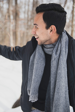 Jonas, Snowstorm, Play, Playing, Photography, Photographs, Snowball, Snow, Snowball Fight, Throwing, Snowballs, Boyfriend, Girlfriend, Romantic, Photos from the Harty, Katie Lingan, Love, Playful, Wed