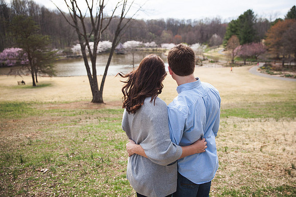 Cherry Blossoms, Proposal, Surprise, Park, Engagement, Engaged, Wedding, Photography, Photographer, Vienna, VA, Virginia
