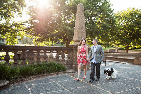 Adams Morgan and Meridian Hill Park Engagement Session | Photos from the Harty