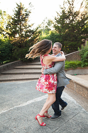 Adams Morgan and Meridian Hill Park Engagement Session | Photos from the Harty