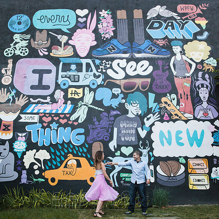 Adams Morgan and Meridian Hill Park Engagement Session | Photos from the Harty