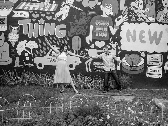 Adams Morgan and Meridian Hill Park Engagement Session | Photos from the Harty