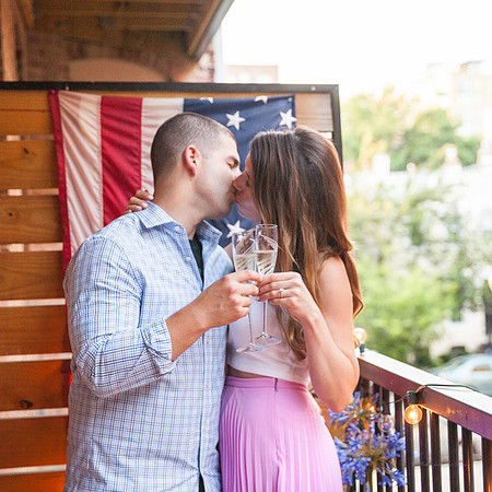 Adams Morgan and Meridian Hill Park Engagement Session | Photos from the Harty