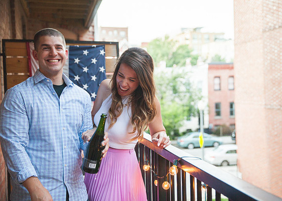 Adams Morgan and Meridian Hill Park Engagement Session | Photos from the Harty