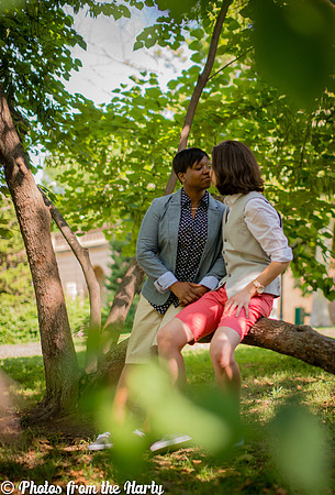 Danielle and Keisa's Wedding ı Washington, DC ı Photos from the Harty ı Meridian Hill Park