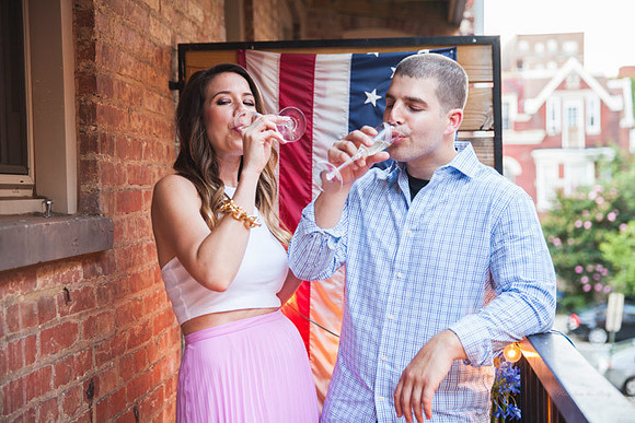Adams Morgan and Meridian Hill Park Engagement Session | Photos from the Harty