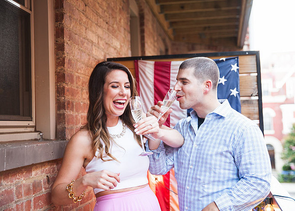 Adams Morgan and Meridian Hill Park Engagement Session | Photos from the Harty