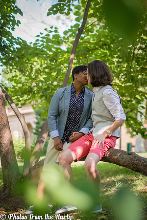 Danielle and Keisa's Wedding ı Washington, DC ı Photos from the Harty ı Meridian Hill Park