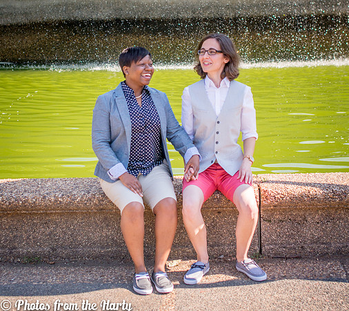 Danielle and Keisa's Wedding ı Washington, DC ı Photos from the Harty ı Meridian Hill Park