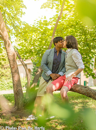 Danielle and Keisa's Wedding ı Washington, DC ı Photos from the Harty ı Meridian Hill Park