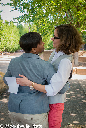 Danielle and Keisa's Wedding ı Washington, DC ı Photos from the Harty ı Meridian Hill Park