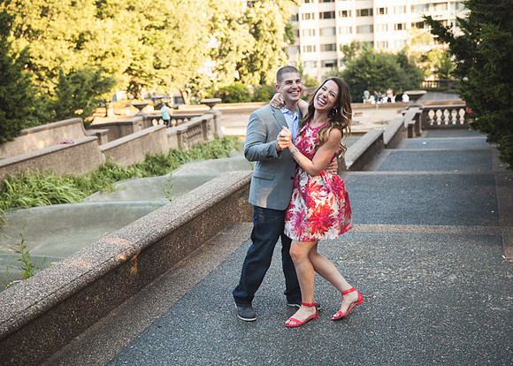 Adams Morgan and Meridian Hill Park Engagement Session | Photos from the Harty